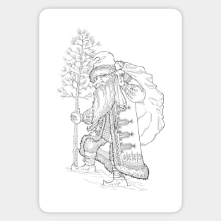 Yule Father Sticker